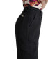 Women's Solid Straight-Leg Side-Pocket Mid-Rise Pants