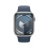 Фото #2 товара Часы Apple Watch Series 9 Aluminum Silver 45mm Sturmblau GPS