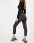 Topshop mom jeans in washed black