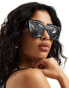 AIRE pallas square sunglasses in black - фото #1