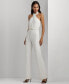 ფოტო #1 პროდუქტის Women's Wide-Leg Halter Jumpsuit