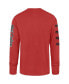 Фото #2 товара Men's Red Miami Heat 2023/24 City Edition Triplet Franklin Long Sleeve T-shirt