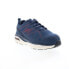 Фото #2 товара Skechers Arch Fit Slip Resistant Vigorit Mens Blue Wide Athletic Work Shoes 9