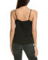 Фото #2 товара Socialite Lace Trim Cami Women's Black Xxs