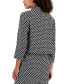 Фото #2 товара Women's Stretch Jacquard Cropped Jacket