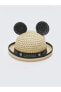 Lcw Baby Mickey Mouse Baskılı Kız Bebek Hasır Fötr Şapka