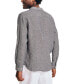 Фото #4 товара Men's Classic-Fit Long-Sleeve Button-Up Solid Linen Shirt