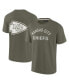 Фото #1 товара Men's and Women's Olive Kansas City Chiefs Elements Super Soft Short Sleeve T-Shirt