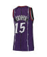 ფოტო #2 პროდუქტის Women's Vince Carter Purple Toronto Raptors 1998-99 Hardwood Classics Swingman Jersey