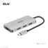 USB-концентратор Club 3D USB Gen2 Type-C to 10Gbps 4x USB Type-A Hub - USB 3.2 Gen 2 (3.1 Gen 2) Type-C - USB 3.2 Gen 2 (3.1 Gen 2) Type-A - 10000 Mbit/s - черно-серый - круглый кабель - 0,262 м - фото #4