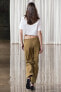 Zw collection cropped shirt with pockets