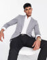 ASOS DESIGN super skinny jersey blazer in grey