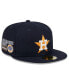 ფოტო #1 პროდუქტის Men's Navy Houston Astros Big League Chew Team 59FIFTY Fitted Hat