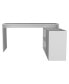 Фото #8 товара Lyncliff 1-Drawer 2-Shelf L-Shaped Office Desk White