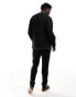 Threadbare shiv short sleeve lounge set in black