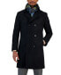 Фото #1 товара Men's Classic-Fit Double Breasted Wool Overcoat