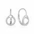 Charming silver earrings E0002475