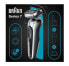 Фото #7 товара Braun Series 7 71-S7200cc - Foil shaver - Buttons - Black - Silver - Battery - Lithium-Ion (Li-Ion) - 50 min