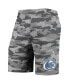 ფოტო #3 პროდუქტის Men's Charcoal, Gray Penn State Nittany Lions Camo Backup Terry Jam Lounge Shorts