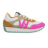 Фото #1 товара Vintage Havana Cosmic Lace Up Womens Brown, Pink, White Sneakers Casual Shoes C