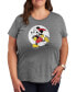 ფოტო #1 პროდუქტის Plus Size Disney Ice Skate Graphic T-shirt