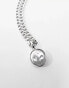 Фото #3 товара Icon Brand camper pearl pendant chain necklace in silver