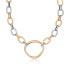 Фото #1 товара Mixed Metal Chain Link Collar Necklace