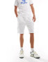 Фото #1 товара Brave Soul towelling cargo shorts in off white