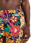 Фото #2 товара Hunky Trunks hawaii floral swim short co ord in multi