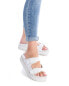 ფოტო #6 პროდუქტის Women's Double Strap Buckle Sandals By White