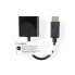 Nedis CCGT37350BK02, 0.2 m, DisplayPort, VGA (D-Sub), Male, Female, Straight