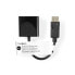 Фото #3 товара Nedis CCGT37350BK02 - 0.2 m - DisplayPort - VGA (D-Sub) - Male - Female - Straight