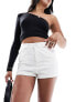 JJXX denim shorts in ecru