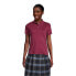 Фото #3 товара Women's School Uniform Short Sleeve Feminine Fit Interlock Polo Shirt