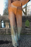 Фото #2 товара Брюки tie-dye с широкими штанинами ZARA