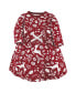 ფოტო #15 პროდუქტის Little Girls Organic Cotton Long-Sleeve Dresses, Red Winter Folk