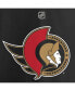 ფოტო #4 პროდუქტის Men's Brady Tkachuk Black Ottawa Senators Authentic Stack Name and Number T-shirt