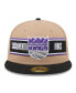 ფოტო #2 პროდუქტის Men's Tan/Black Sacramento Kings 2024 NBA Draft 59FIFTY Fitted Hat