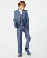 Фото #1 товара Big Boys Slim-Fit Plain Weave Machine Washable Suit Pants