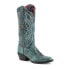 Фото #2 товара Ferrini Twilight Embroidery Snip Toe Cowboy Womens Blue Casual Boots 81061-43