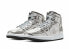 Фото #4 товара Кроссовки Nike Air Jordan 1 Mid SE Disco Metallic Silver (W) (Серебристый)