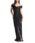 ფოტო #3 პროდუქტის Women's Hera Pleated Lam Gown