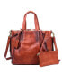 ფოტო #3 პროდუქტის Women's Genuine Leather Sprout Land Tote Bag