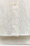 Рубашка из рельефной ткани с карманом — zw collection ZARA