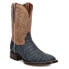 Фото #2 товара Dan Post Boots Leon Caiman Square Toe Cowboy Mens Blue Casual Boots DP5014