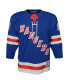 ფოტო #3 პროდუქტის Big Boys Mika Zibanejad Blue New York Rangers Premier Player Jersey