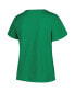 ფოტო #2 პროდუქტის Women's Green Oregon Ducks Plus Size Arch Over Logo Scoop Neck T-shirt