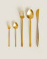 Фото #12 товара Set of dessert spoons with hammered handle