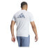 ფოტო #2 პროდუქტის ADIDAS Workout Logo short sleeve T-shirt