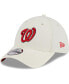 Фото #2 товара Men's White Washington Nationals Chrome Team Classic 39THIRTY Flex Hat